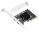 EB-LINK Desktop PCIE X4 to Dual Type-C Expansion Card, High Speed Dual-Port Internal Type-C Adapter Card, Independent Power Free Design, Supports Small Cases - изображение 4