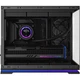 Корпус для настольного компьютера SAMA Fly Light Black Wide Body Seaview ARGB Hidden Light Strip M-ATX, задняя панель для материнской платы, поддержка водяного охлаждения 360°. - изображение 3