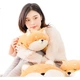 Плюшева лялька серії MINISO Shiba Inu, іграшка для лежачої пози, подушка з м'якою іграшкою, компаньйон для сну, подушка для спальні та офісу, подарунок на день народження - зображення 2