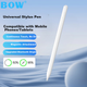 Универсальный стилус BOW для планшетов Huawei, Xiaomi, Apple, MatePad 11, емкостный стилус, сенсорное перо для рисования и редактирования, магнитное цифровое перо Bluetooth для Vivo. - изображение 4