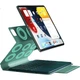 Новый защитный чехол для iPad BOW Hangshi HC019, 10,9/11 дюймов, версия 18 дюймов, полностью магнитный, для планшета Apple 10,9 дюймов 2018 года, интегрированный, темно-зеленый. - изображение 1