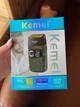 Електробритва чоловіча Kemei KM-2027 акумуляторна шейвер з LED-дисплеєм, IPX5, сухе та вологе гоління - изображение 7