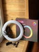 Кільцева RGB LED лампа MJ26 26 см з тримачем для телефону, 27 режимів світіння, USB, для фото, відео та стрімів - изображение 2