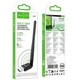 Wi-Fi адаптер HOCO HI37 WiFi4 USB із зовнішньою антеною чорний - изображение 3