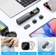 Бездротовий петличний мікрофон Facmogu K26 (USB-C) — магнітна петличка з AI шумозаглушенням, реверберацією та зарядним кейсом - изображение 5