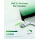 USB флеш накопитель Acer 32GB UP300 Silver USB 3.2/Type-C (BL.9BWWA.588) Acer BL.9BWWA.588 1084059 - изображение 7