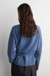Джемпер жіночий COS belt-detail merino wool jumper 1317124001 S Синій - изображение 5
