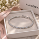 Браслет теннисного дизайна от Pandora 16см, 17см,18см - изображение 1