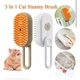 Парова щітка XL-889 для котів і собак • Щітка-гребінець Steamy Brush Pet massage comb XL-889 з розпилювачем і масажними зубцями для вичісування шерсті 58935 - зображення 5