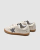 Женские кроссовки повседневные Golden Goose Super-Star sneakers in pearl with glitter star 39 (25,0 см) Серый - изображение 6