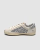 Жіночі кросівки повсякденні Golden Goose Super-Star in silver glitter with ice-gray star and inserts 37 (23,5 см) Сірий - зображення 3