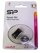 Флешка SILICON POWER Touch T01 32Gb Black metal - изображение 1