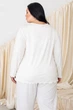 Пижама брючная с кружевом Па1285 Айвори, 3XL - изображение 3