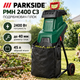 Электрический измельчитель веток PARKSIDE PMH 2400 C3 2400 Вт с ножевым механизмом Садовый измельчитель древесины - изображение 1