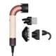 Фен DYS HD18 Supersonic r Pro Hair Dryer Curly+Coily Ceramic Pink/Rose Gold Sakura Бежевий 1700 Вт (P-323) - изображение 1