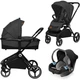 Коляска Lionelo 3 в 1 Mika Grey Graphite (LO-MIKA 3IN1 GREY GRAPHITE) - изображение 1