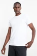 Футболка из хлопка slim C&A 2234488c61 XXL белая (100015508) - изображение 1