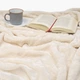 Плед MBM HOME Luna 130х160 см с эффектом кашемира айвори (TB-02 IVORY) - изображение 3