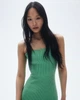 Сукня бандо в рубчик H&M 1155541005c70 XS зелена (100015348) - зображення 3
