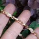 Браслет Xuping Jewelry 6мм длина 17,5-19см медицинское золото позолота 18К 2419 - изображение 3