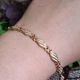 Браслет Xuping Jewelry 6мм длина 17,5-19см медицинское золото позолота 18К 2419 - изображение 4