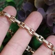 Браслет Xuping Jewelry 5мм длина 17-19см медицинское золото позолота 18К 2418 - изображение 2