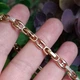 Браслет Xuping Jewelry 5мм длина 17-19см медицинское золото позолота 18К 2418 - изображение 3