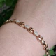 Браслет Xuping Jewelry 5мм длина 17-19см медицинское золото позолота 18К 2418 - изображение 4
