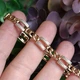 Браслет Xuping Jewelry 5-7мм довжина 17-19см медичне золото позолота 18К 2416 - зображення 2