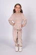 Костюм для девочки велюровый Mevis (5816-01) Рост 110 см - изображение 4