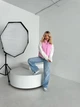 Жіноча тепла двостороння стьобана жилетка на блискавці ELFBERG MI-142 42-44 Молочно-Рожевий (2000001084137) - изображение 9