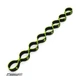 Эспандер лента EasyFit на 8 петель (EASY) Салатовый для пилатеса и фитнеса (EF-1682-GN) - изображение 2