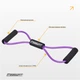 Эспандер восьмерка EasyFit Фиолетовый для фитнеса и реабилитации (EF-3947-V) - изображение 5