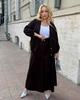 Жіночий демісезонний вельветовий костюм-двійка з жакетом та широкими штанами палаццо ELFBERG ML-301 50-52 Шоколадний (2000001063309) - зображення 4