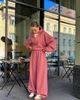 Жіночий зимовий спортивний костюм на флісі з худі на блискавці та широкими штанами ELFBERG BS-933 48-52 Фрезовий (2000001092071) - изображение 1