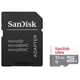 Карта пам'яті Sandisk 32GB microSDHC C10 UHS-I R100MB/s Ultra + SD (SDSQUNR-032G-GN3MA) - зображення 1