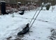 Лопата-ковш пластик 79х130 см чорний метал - зображення 3