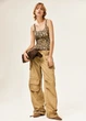 Широкі штани карго H&M 1245782001c34 32 бежеві (100015299) - зображення 1