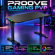 Ігровий комп'ютерний стіл для геймера Proove Gaming PVP з електричним регулюванням висоти та RGB підсвічуванням - зображення 1