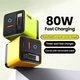 Зарядний пристрій GaN з вбудованим кабелем TypeC 35W швидке заряджання (Yellow). - зображення 7