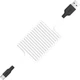 Дата кабель USB 2.0 AM to USB-C 1.0m 2 A silicone X21 black+white HOCO (6957531071402) - зображення 3