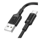 Кабель USB Borofone BX111 Type-C 3A Черный - изображение 1