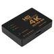 HDMI разветвитель Switch 1х3 на 3 порта (1out/3in) 4К 60Hz, Plastic, 58х82mm, Black | переключатель, паралельное размещение портов | Для PC, XBox, PS4, PS5, видеоплееров - изображение 1