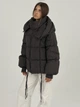 Коротка зимова куртка шоколад 3466/S - изображение 8