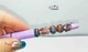 Ручка дизайнерская с авторскими бусинами с добавлением серебра 12189 ISTA Lampwork - изображение 4