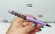 Ручка дизайнерская с авторскими бусинами с добавлением серебра 12189 ISTA Lampwork - изображение 7