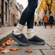 Тапочки-уггі жіночі хутряні графітові Gipanis з хутряною підкладкою 41р (25,5-26 см) 8622 - зображення 2