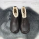 Калоші жіночі пінкові на хутрі Dago Style шоколадного кольору 39р (25,5 см) 8607 - зображення 4