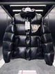 Чоловічий чорний глянцевий пуховик Moncler Leste 2XL - зображення 1