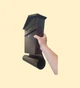 Почтовый ящик Shop Tools №6 домик с трубой Коричневый (15-023) - изображение 2